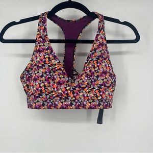 Victoria’s Secret Sport Multicolored Racerback Sports Bra Size S